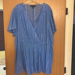 Gorgeous blue blouse can be worn in all seasons. Dress it up or down.